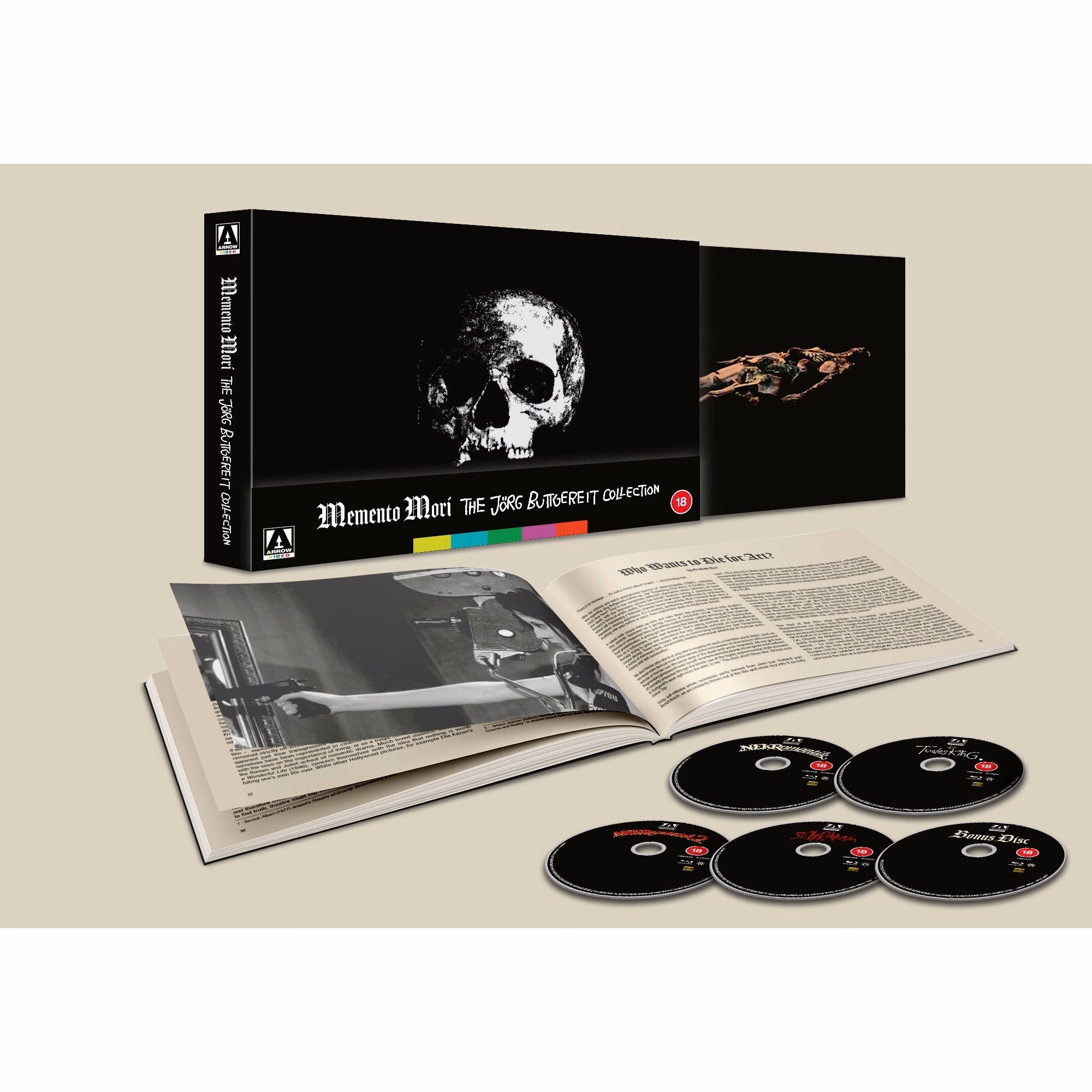 Memento Mori: The Jörg Buttgereit Collection · Arrow Video · Arrow Store Exclusive · UK Limited Edition