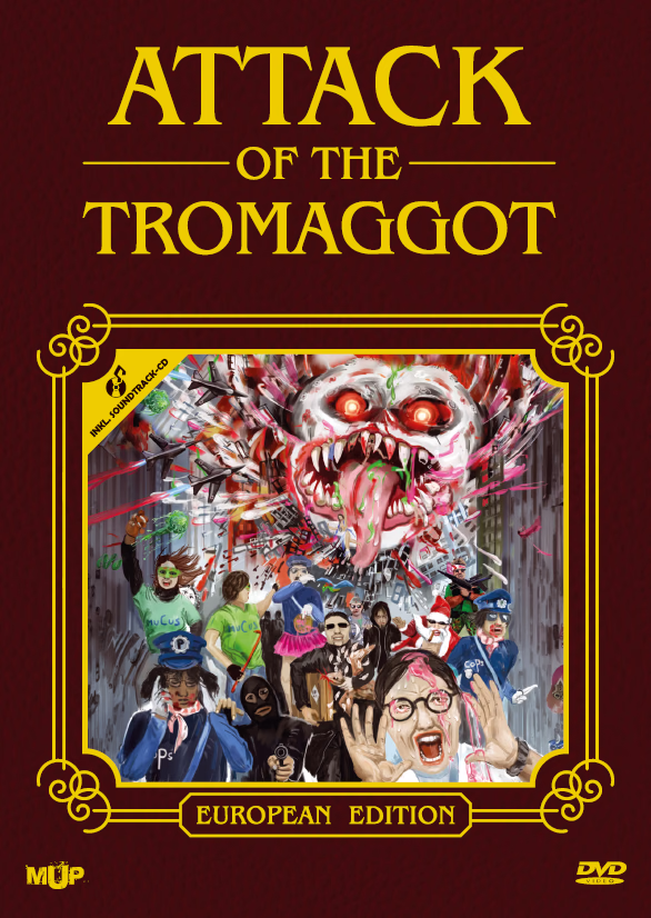 Attack of the Tromaggot · Black Lava Entertainment · European Edition · DVD + Soundtrack-CD
