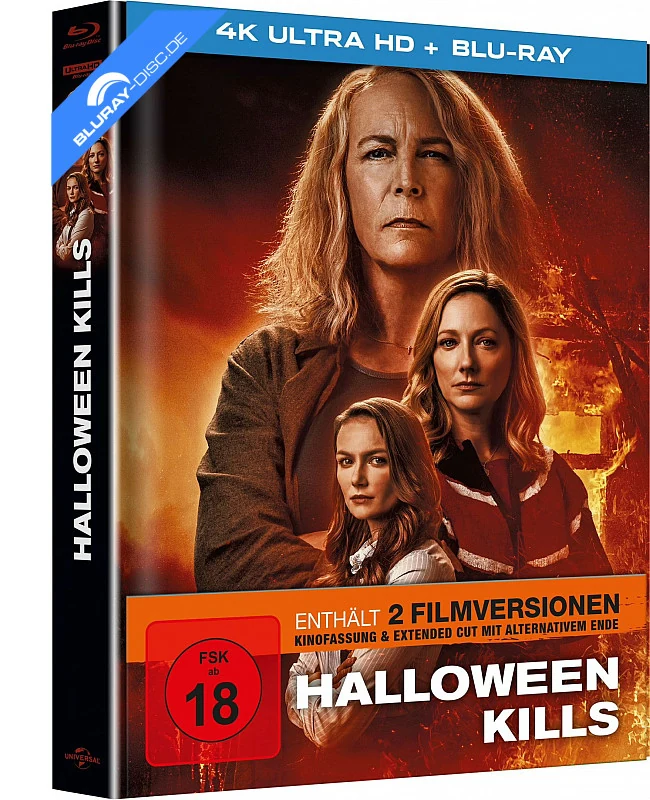 Halloween Kills · Universal Pictures Home Entertainment / Nameless Media · 4K Mediabook · Cover A