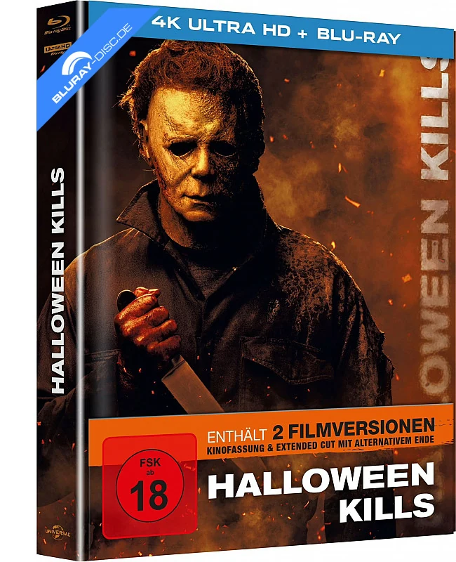 Halloween Kills · Universal Pictures Home Entertainment / Nameless Media · 4K Mediabook · Cover C