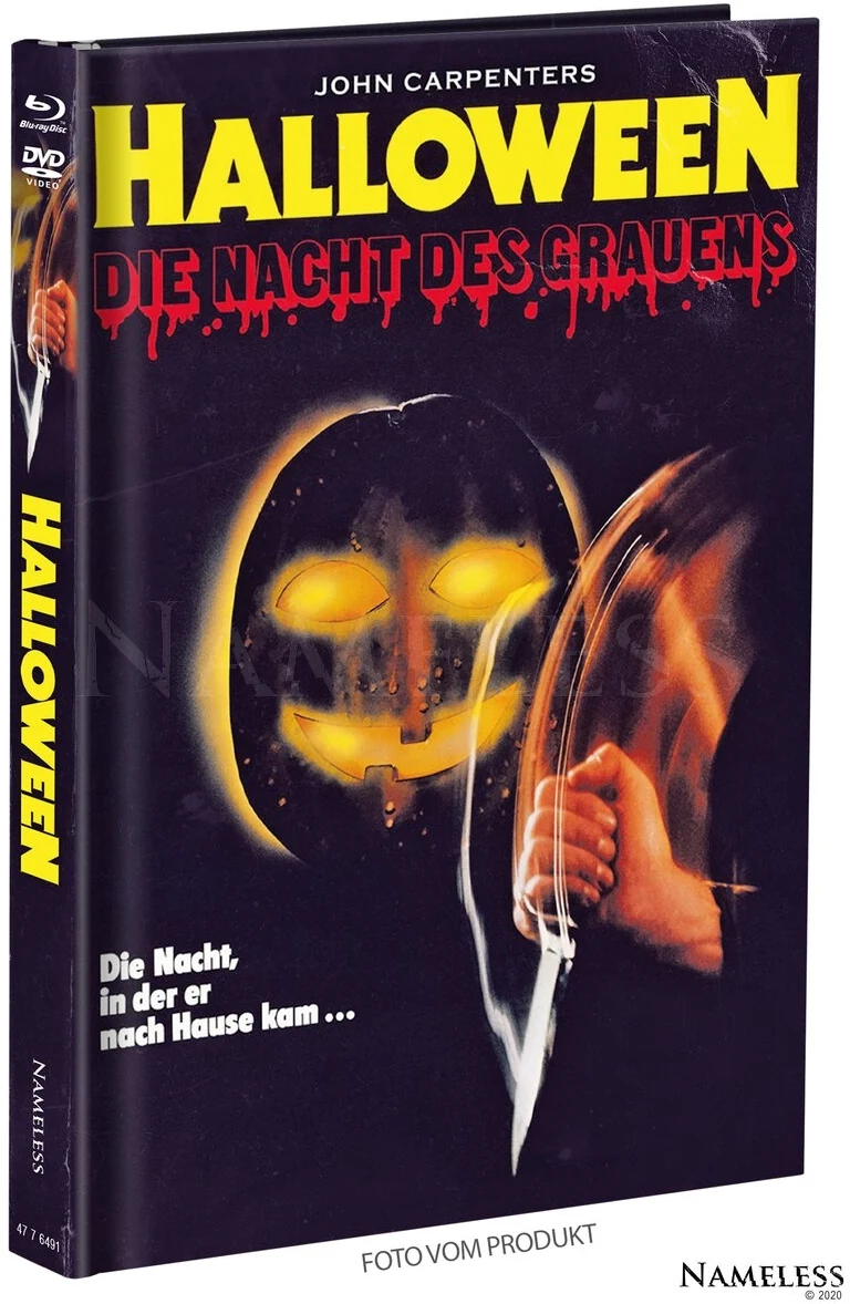 Halloween – Die Nacht des Grauens · Concorde Home Entertainment / Nameless Media · Cover B · Kürbis