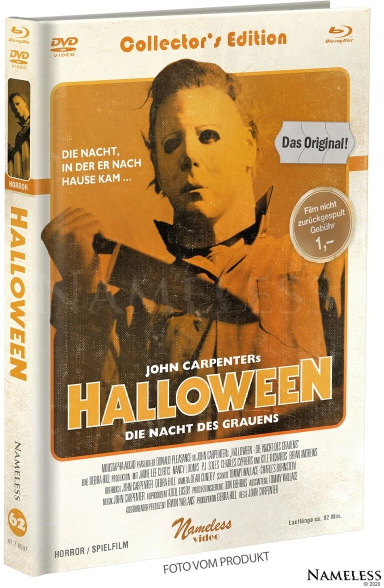 Halloween – Die Nacht des Grauens · Concorde Home Entertainment / Nameless Media · Cover C · Retro