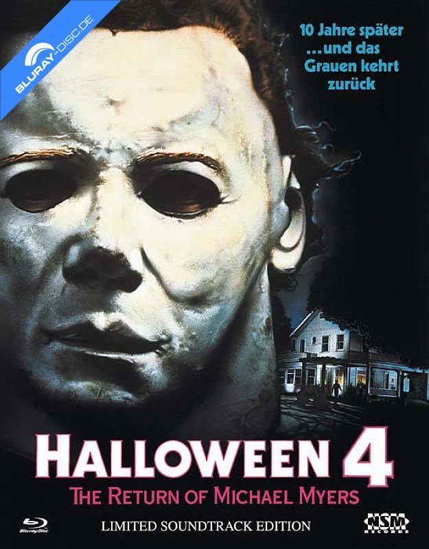 Halloween IV – Michael Myers kehrt zurück · NSM Records · Kleine Hartbox · Cover A + Soundtrack-CD
