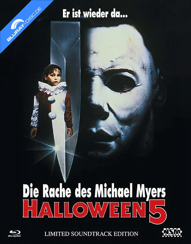 Halloween V – Die Rache des Michael Myers · NSM Records · Kleine Hartbox · Cover A + Soundtrack-CD