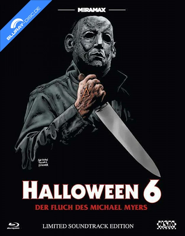 Halloween VI – Der Fluch des Michael Myers · NSM Records · Kleine Hartbox · Cover B + Soundtrack-CD