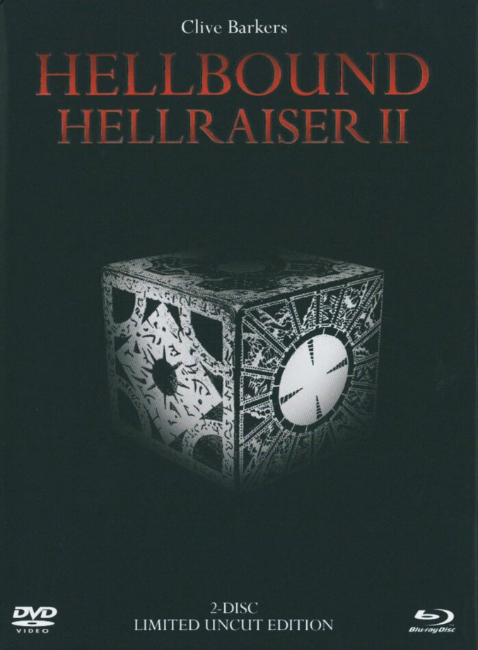 Hellbound – Hellraiser II · Kinowelt / BMV Medien (Vertrieb) · Black – eigenes schwarzes/weißes Kinowelt-Motiv