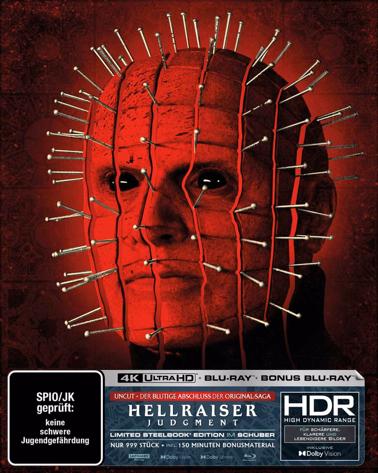 Hellraiser: Judgment · Turbine Medien · Full-Slip-Motiv C; das innere Steelbook ist bei A–D identisch