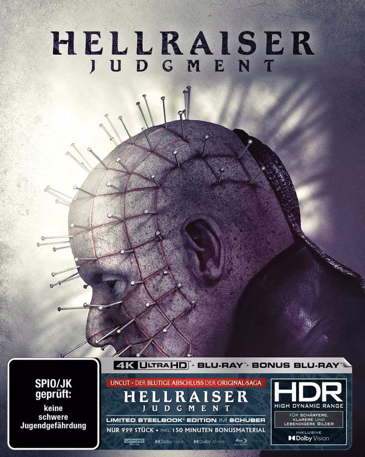Hellraiser: Judgment · Turbine Medien · Full-Slip-Motiv D; das innere Steelbook ist bei A–D identisch