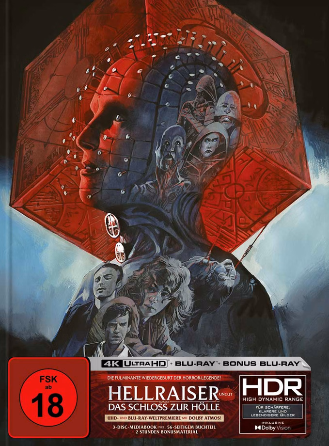 Hellraiser – Das Schloss zur Hölle · Turbine Medien · Cover A: Timo Würz, Leinen-Struktur