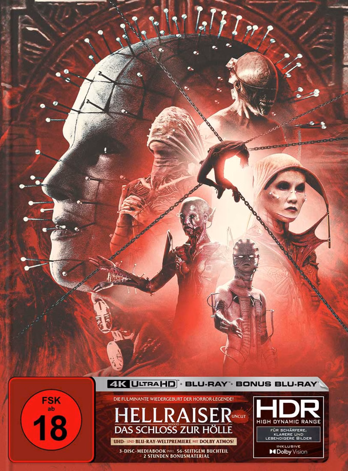 Hellraiser – Das Schloss zur Hölle · Turbine Medien · Cover C: Garry Marta, Leinen-Struktur