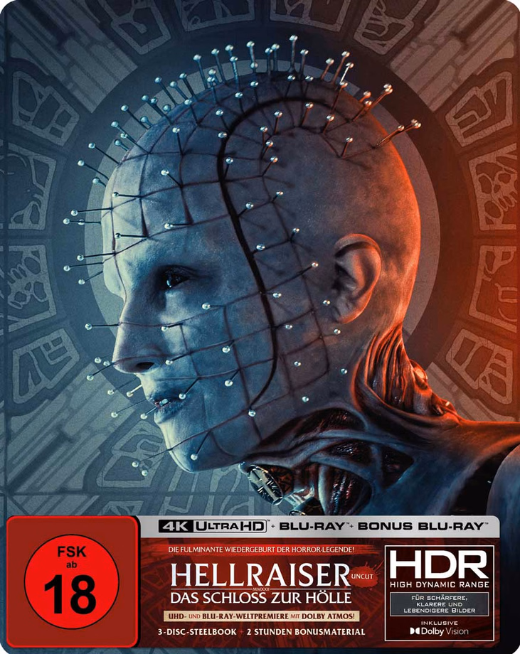 Hellraiser – Das Schloss zur Hölle · Turbine Medien · Eigenständiges Steelbookmotiv Sascha Meurer (nicht Cover F des Mediabooks)