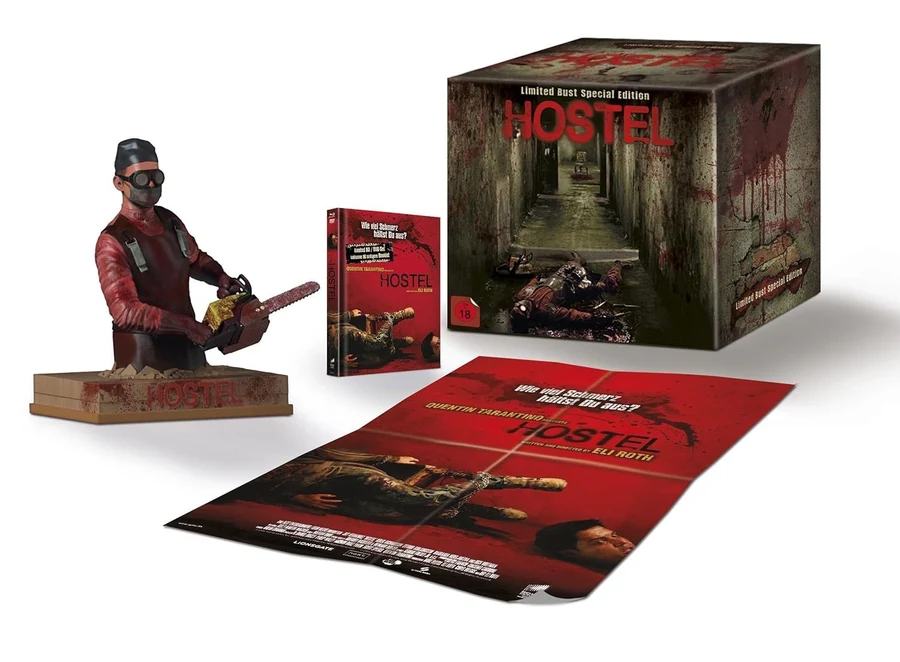 Hostel · Nameless Media / Sony Pictures · Limited Bust Special Edition · Büste + Poster
