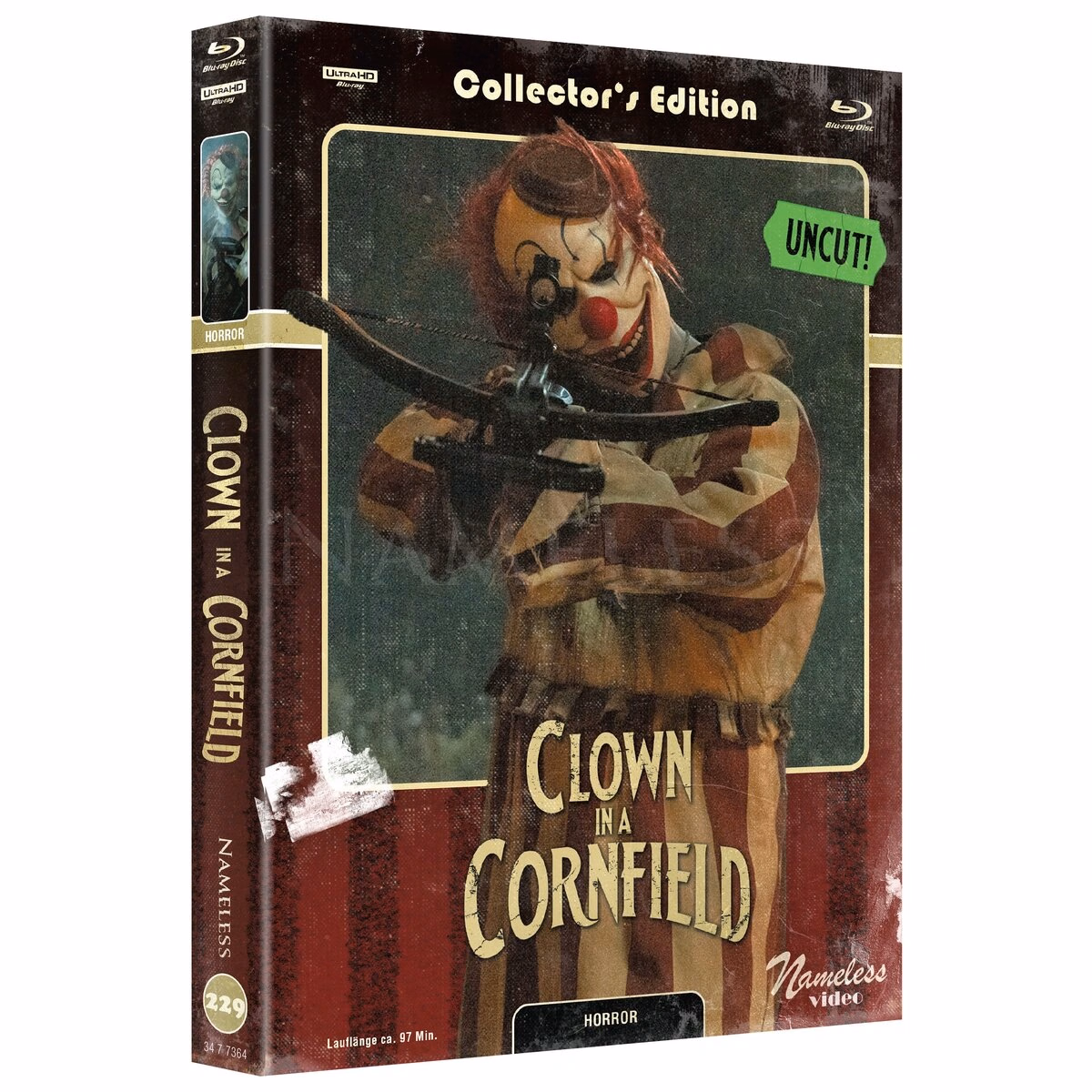 Clown in a Cornfield · Nameless Media · Cover C – Retro