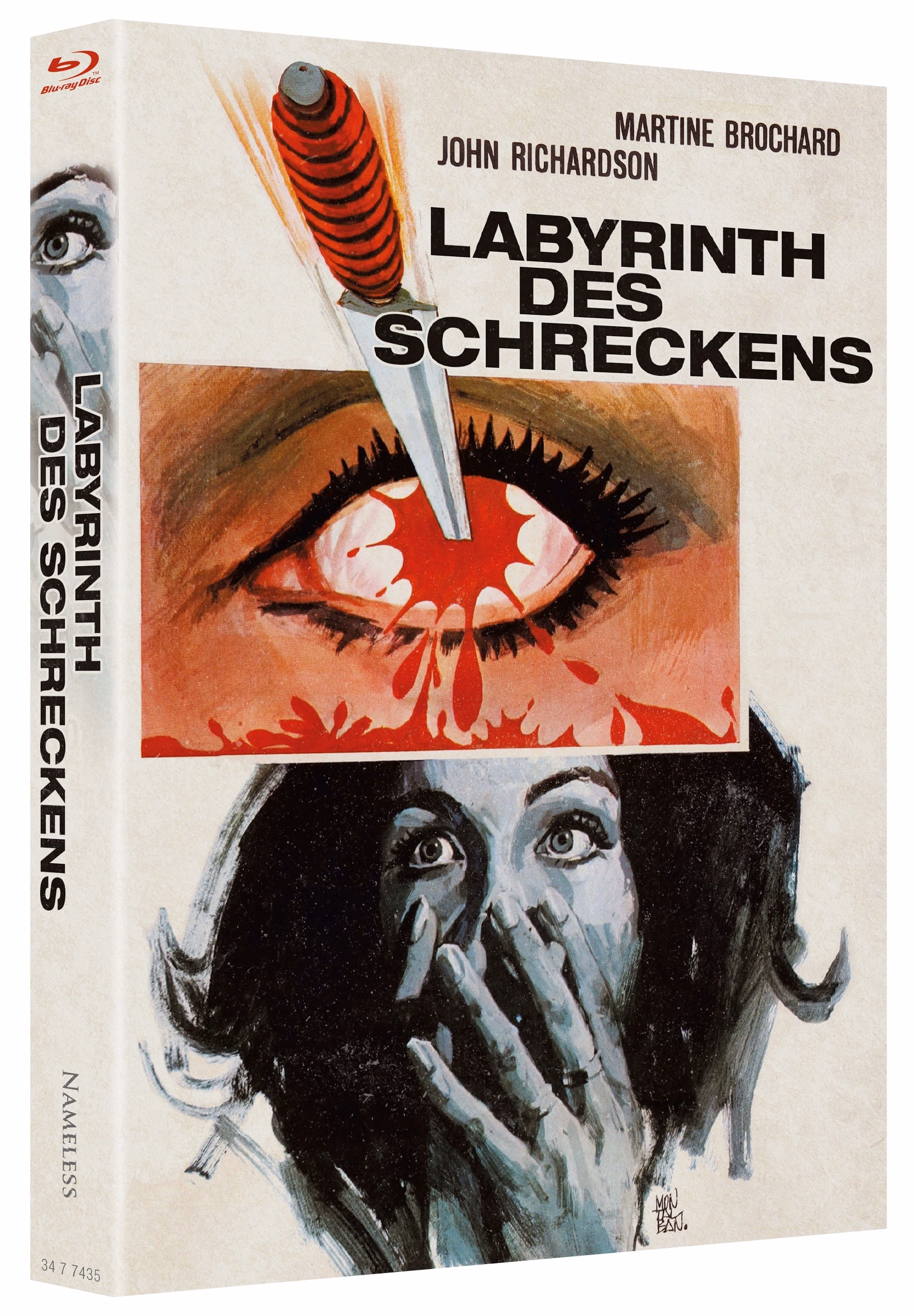 Labyrinth des Schreckens · Nameless Media · Cover B – Auge