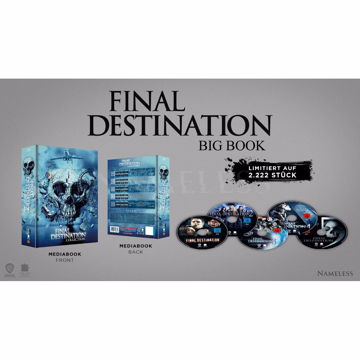 Final Destination · Teil 1–5 (Kollektion) · Nameless Media · Mega Book