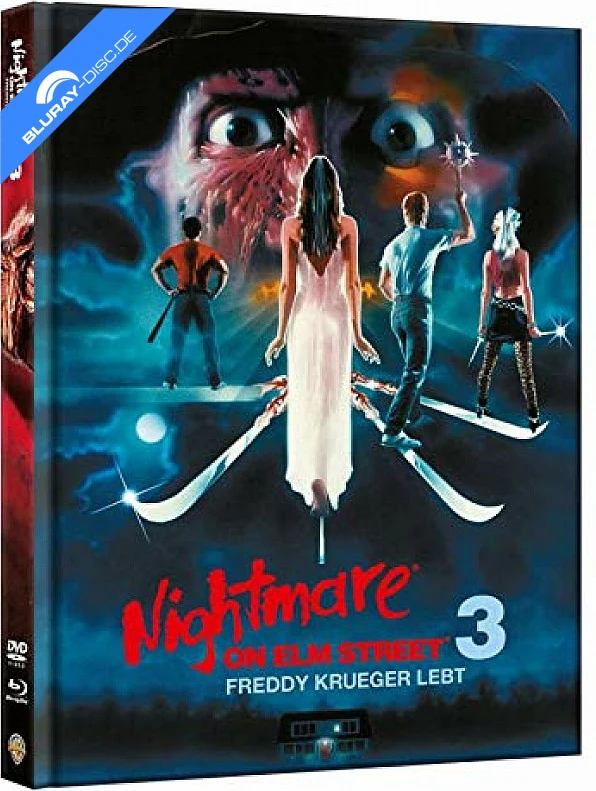 Nightmare on Elm Street 3 – Freddy Krueger lebt · Warner / ELEA-Media · Limited Mediabook Edition 2018 · unwattiert