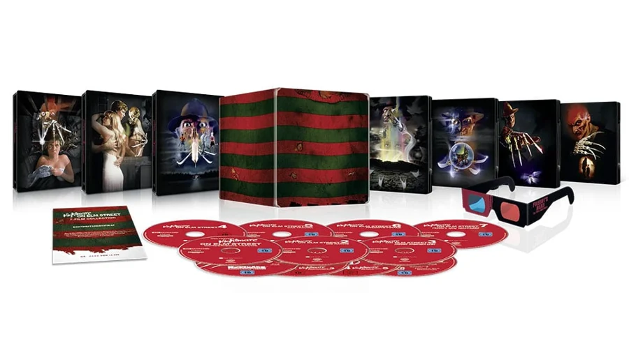 A Nightmare on Elm Street · Teil 1–7 (Kollektion) · Warner Bros. / PLAION PICTURES · 4K Steelbook Library Collection 2025 · Erstauflage