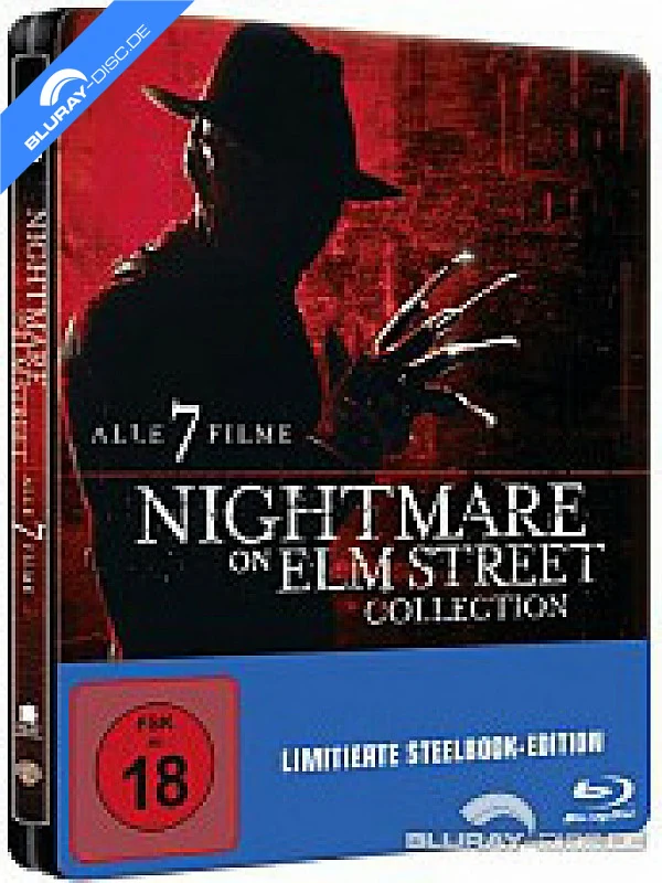 A Nightmare on Elm Street · Teil 1–7 (Kollektion) · Warner Home Video · Limited Steelbook Collection 2017