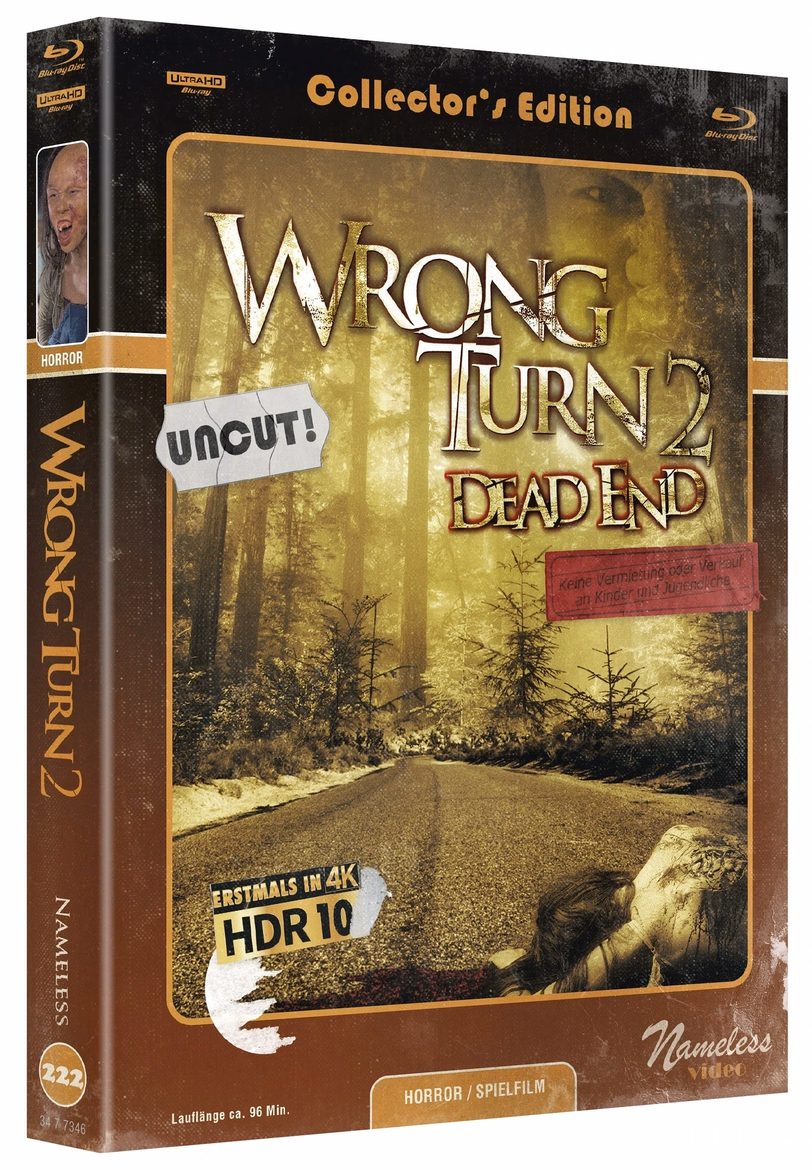 Wrong Turn 2: Dead End · Nameless Media · Cover C – wattiert
