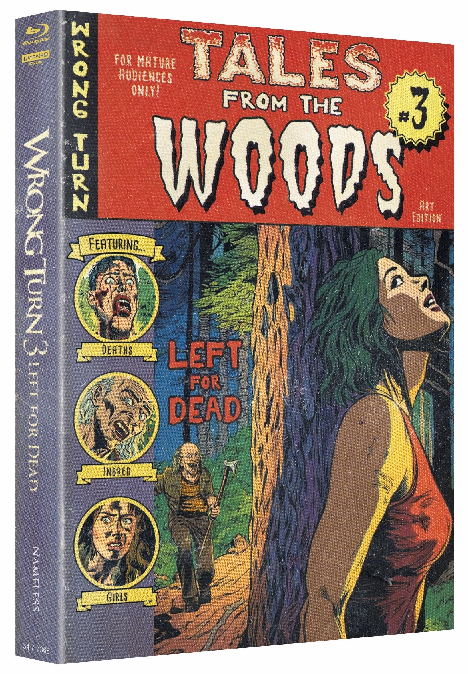 Wrong Turn 3: Left for Dead · Nameless Media · Cover D – Comic