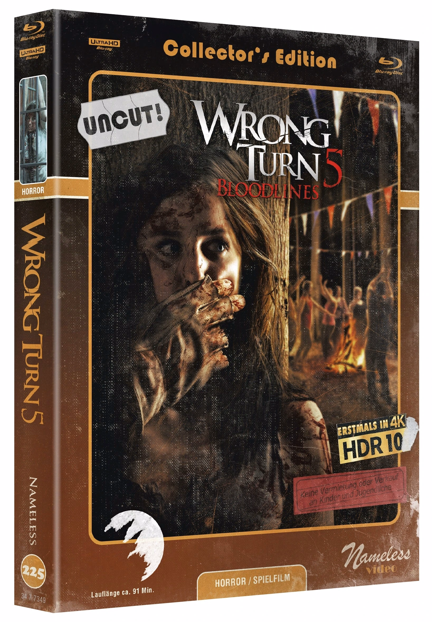 Wrong Turn 5: Bloodlines · Nameless Media · Cover C – Retro