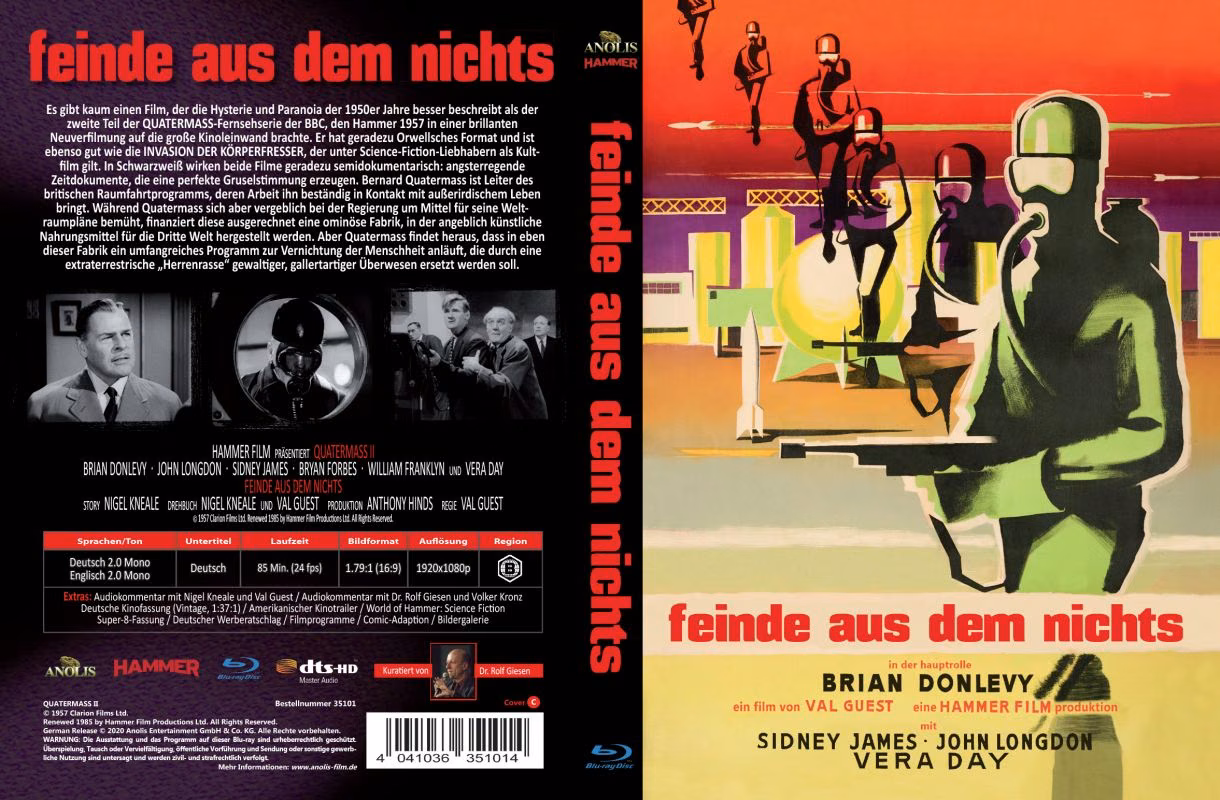 Feinde aus dem Nichts · Anolis Entertainment · drittes eigenständiges Motiv (Hersteller erneut „B“)