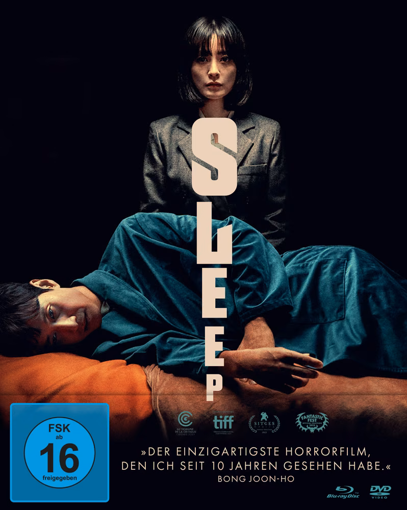 Sleep · PLAION PICTURES · PLAION-Mediabook – Blu-ray + DVD. Originalmotiv zur genauen genannten Ausgabe recherchieren, keine falsche Schwestercover-Datei übernehmen.
