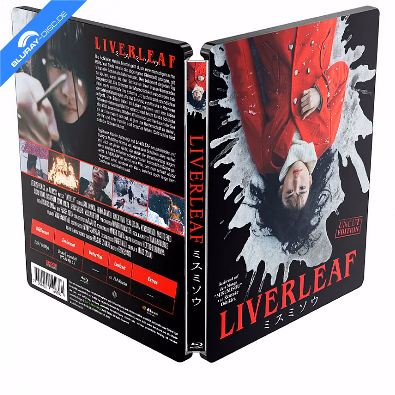 Liverleaf · Shock Entertainment · Limitierte Steelcase-/Novobox-Ausgabe; das editionsspezifische Originalmotiv des verlinkten Release-Datensatzes; keinesfalls durch ein Schwestercover ersetzen