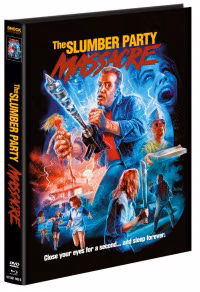 The Slumber Party Massacre · Shock Entertainment · Cover B; maßgeblich ist das der verlinkten Editionsseite zugeordnete Originalmotiv (keine andere Variante austauschen)