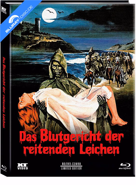 Das Blutgericht der reitenden Leichen · XT Video · Cover A (nicht wattiert)