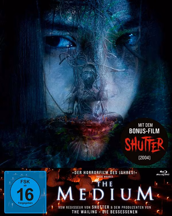 The Medium · PLAION PICTURES · Mediabook – 2 Blu-rays. Originalmotiv zur genauen genannten Ausgabe recherchieren, keine falsche Schwestercover-Datei übernehmen.