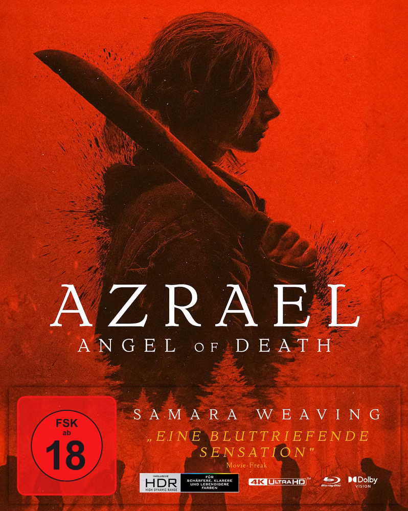 Azrael – Angel of Death · PLAION PICTURES · Eine nachgewiesene PLAION-Mediabook-Ausgabe, Produktnummer 1153151, EAN 4020628561710; weitere Cover nicht belegt