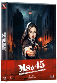 Die Frau mit der 45er Magnum · Xcess Entertainment · wattiertes Mediabook (neues Artwork)