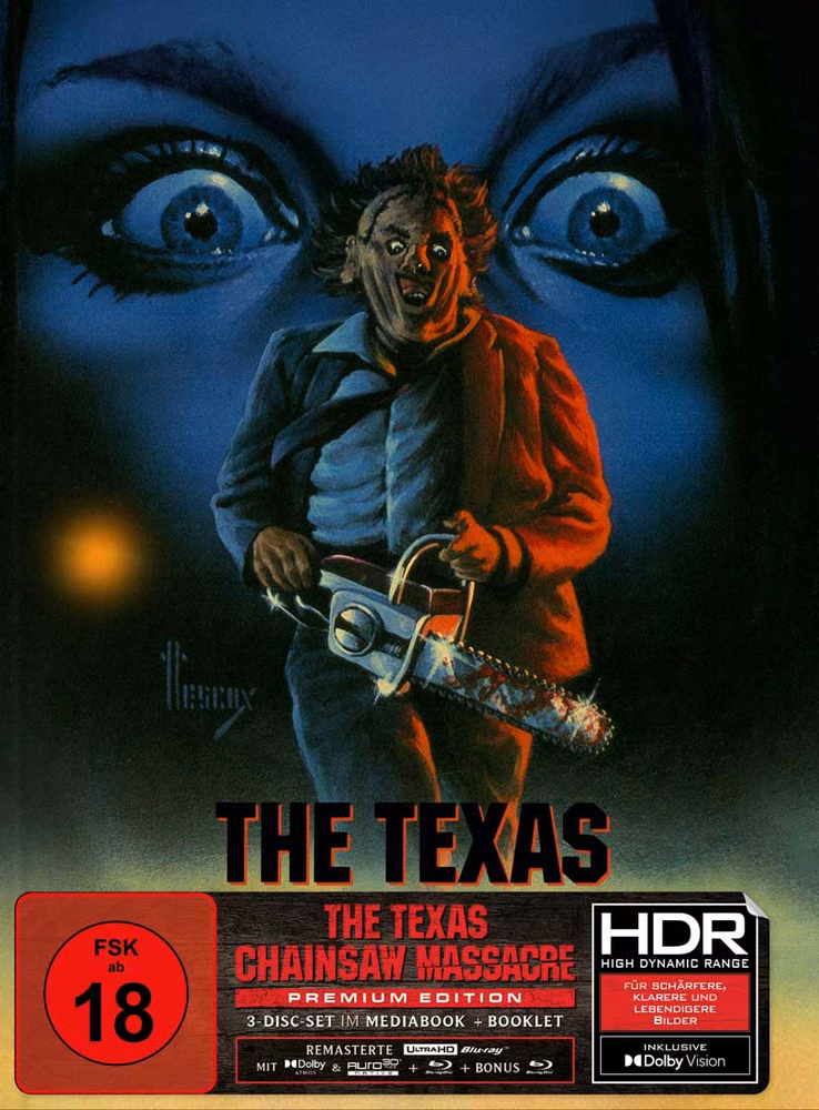 The Texas Chainsaw Massacre – Blutgericht in Texas · Turbine Medien · US-Video-Artwork