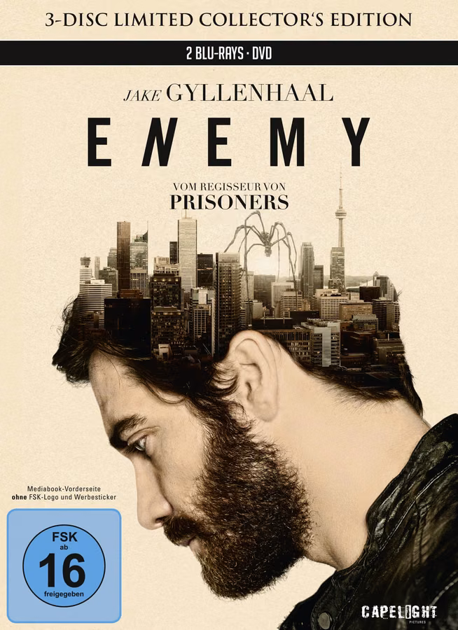 Enemy · capelight pictures · Originalmotiv des 3-Disc-Mediabooks (2014), EAN 4042564152050