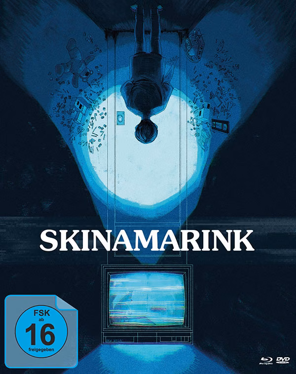 Skinamarink · PLAION PICTURES · Mediabook B – Blu-ray + DVD (Shop-/Amazon-exklusiv). Originalmotiv zur genauen genannten Ausgabe recherchieren, keine falsche Schwestercover-Datei übernehmen.