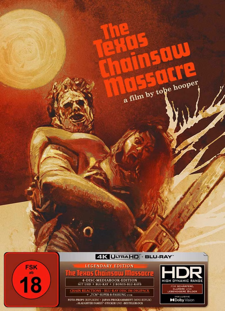 Texas Chainsaw – Legendary Bundle (Kollektion) · Turbine Medien · Tony-Stella-Deluxe-Capbox-Artwork