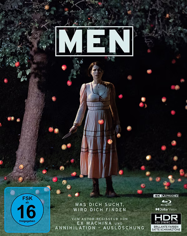 Men · PLAION PICTURES · Mediabook A – 4K UHD + Blu-ray. Originalmotiv zur genauen genannten Ausgabe recherchieren, keine falsche Schwestercover-Datei übernehmen.