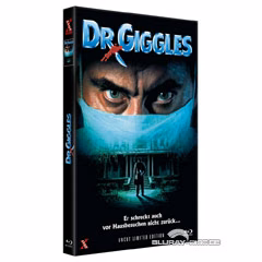 Dr. Giggles · Xcess Entertainment · Großhartbox-Retroartwork, getrennt von DVD-Kleinhartbox und Mediabooks