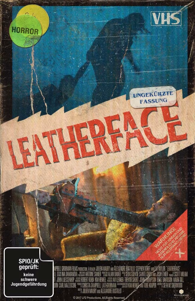 Leatherface · Turbine Medien · VHS-Retro-Cover