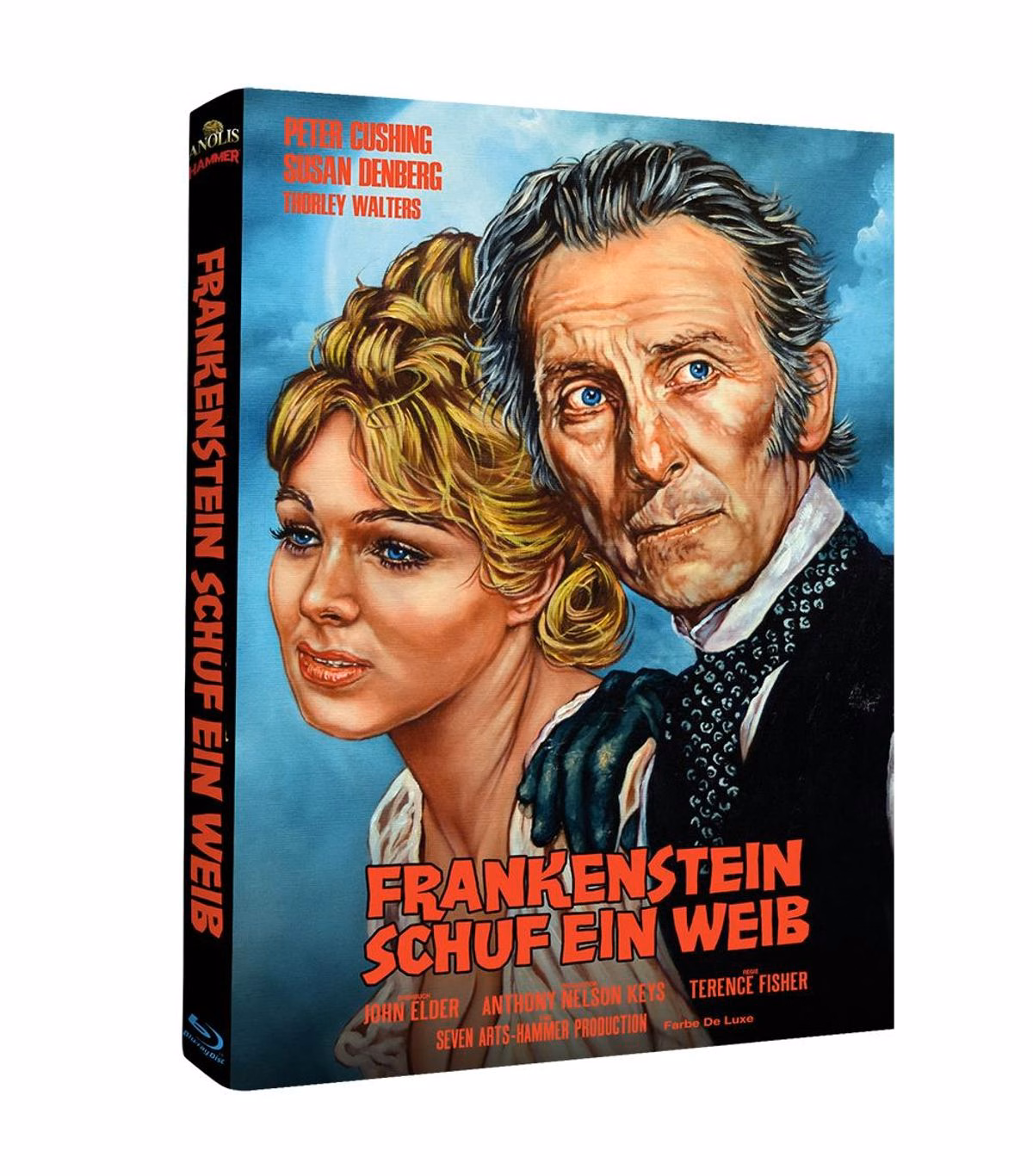 Frankenstein schuf ein Weib · Anolis Entertainment · zusätzliches Rick-Melton-Mediabook (offizieller Coverbuchstabe nicht genannt)