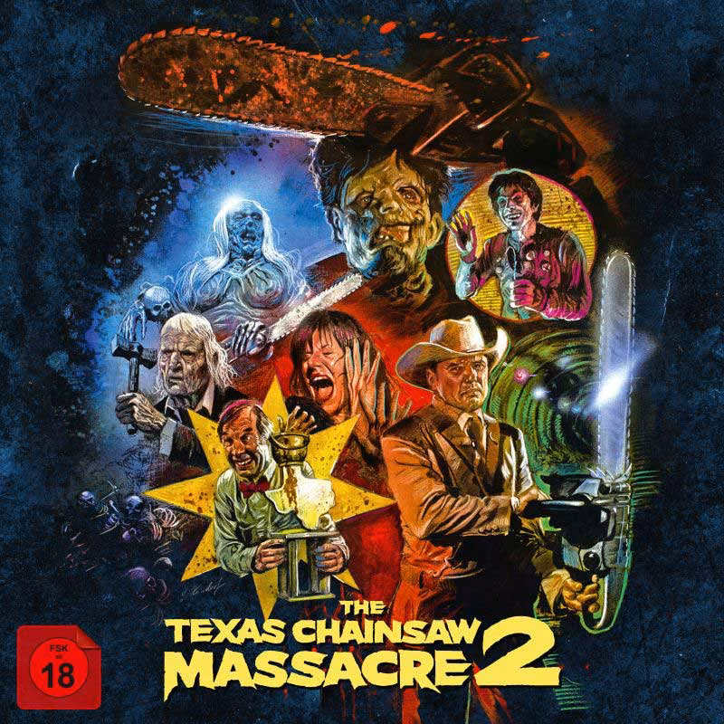 The Texas Chainsaw Massacre 2 – Blutgericht in Texas 2 · Turbine Medien · Deluxe-Box-Motiv