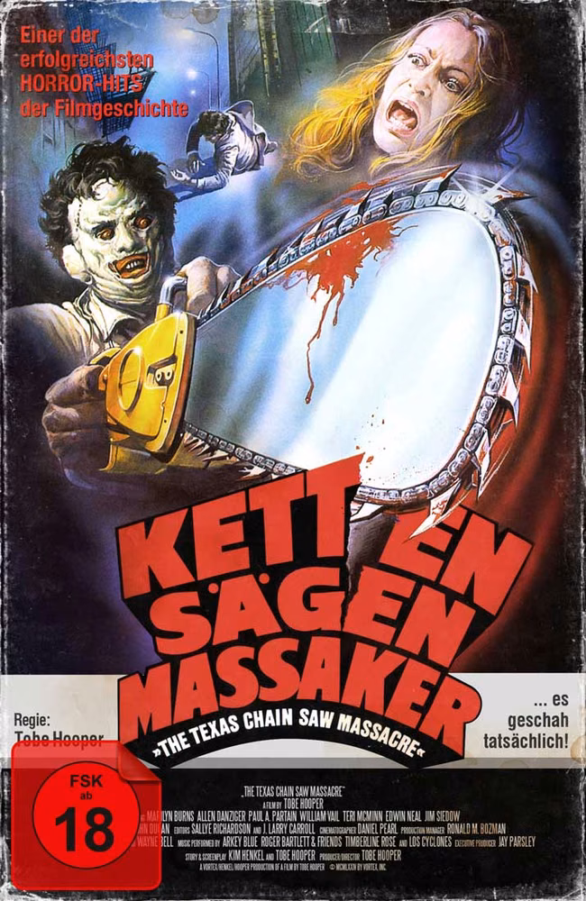 The Texas Chainsaw Massacre – Blutgericht in Texas · Turbine Medien · VHS-Retro-Motiv