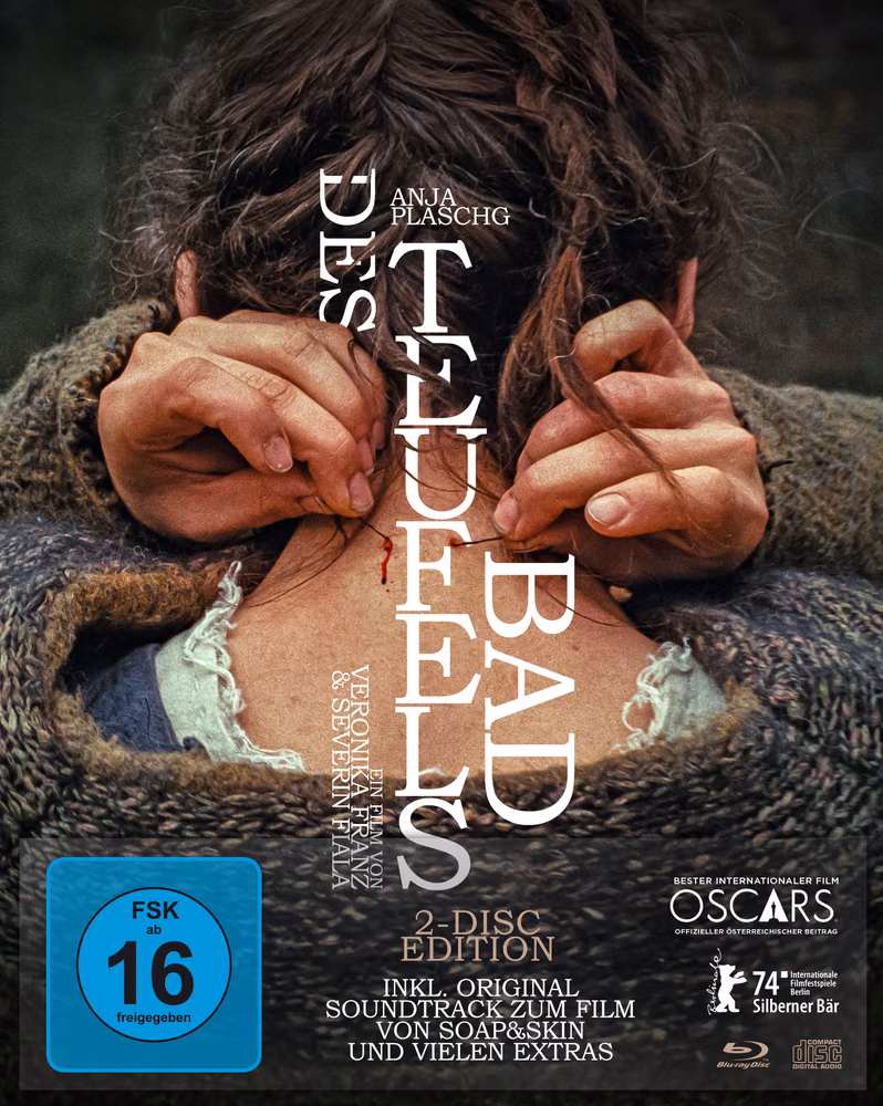 Des Teufels Bad · PLAION PICTURES · Mediabook – Blu-ray + Soundtrack-CD. Originalmotiv zur genauen genannten Ausgabe recherchieren, keine falsche Schwestercover-Datei übernehmen.