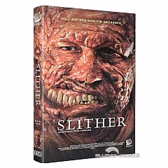 Slither – Voll auf den Schleim gegangen · Birnenblatt Home Video · Standard-Hartbox (nicht WoH)