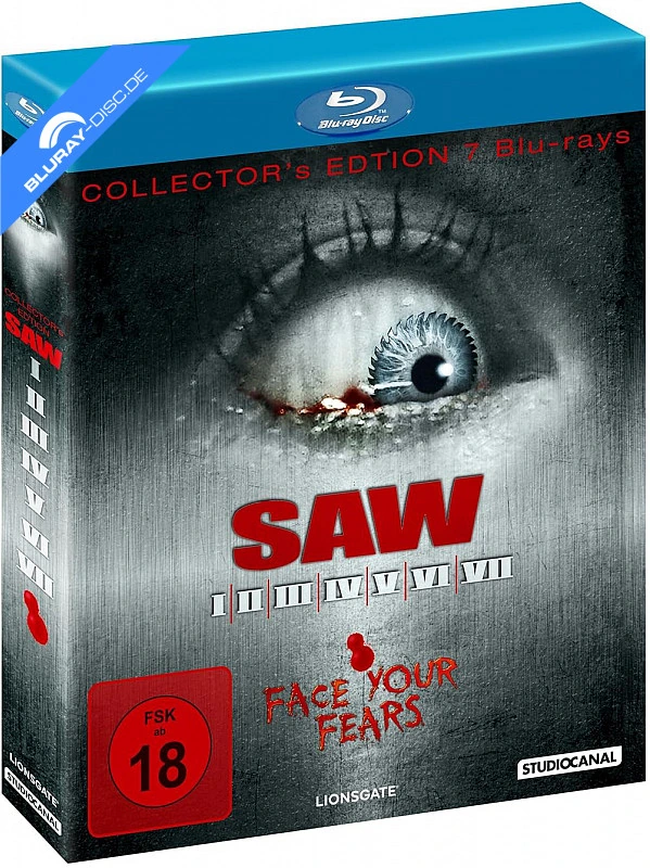 Saw · Teil I–VII (Kollektion) · StudioCanal · Deutsche Collection · stark gekürzt