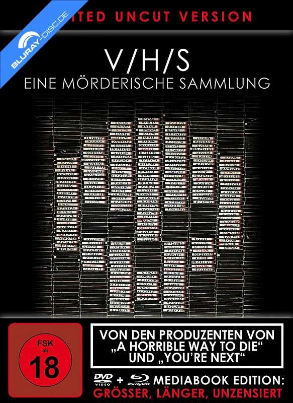 V/H/S – Eine mörderische Sammlung · Splendid Film / WVG Medien GmbH · Limited Black Mediabook Edition