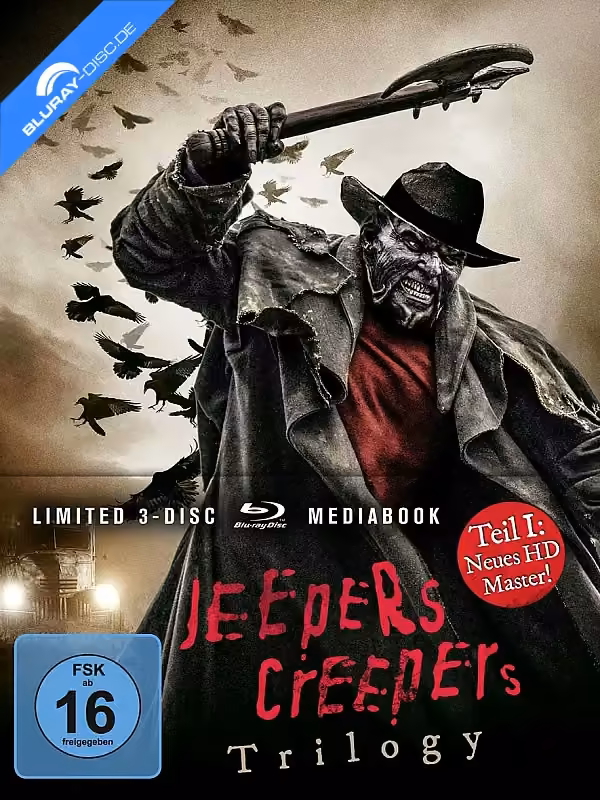 Jeepers Creepers · Trilogy (Kollektion) · Splendid Film · Jeepers Creepers Trilogy – Limited Mediabook im Schuber (3 Blu-rays, 2021)