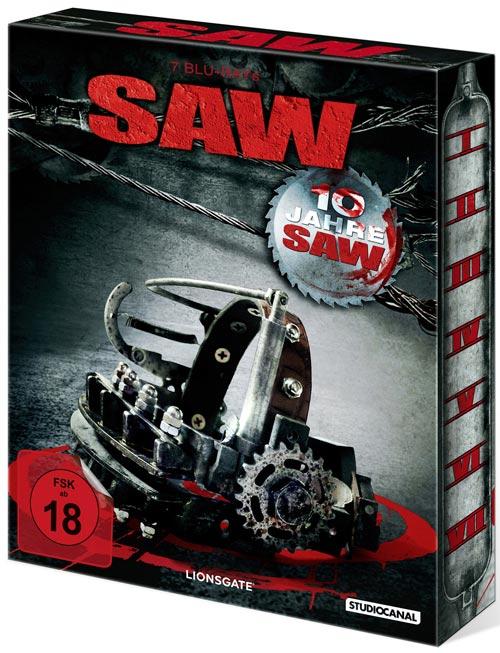 Saw · Teil I–VII (Kollektion) · StudioCanal · 10 Jahre Saw · deutsche Jubiläumsbox · CUT