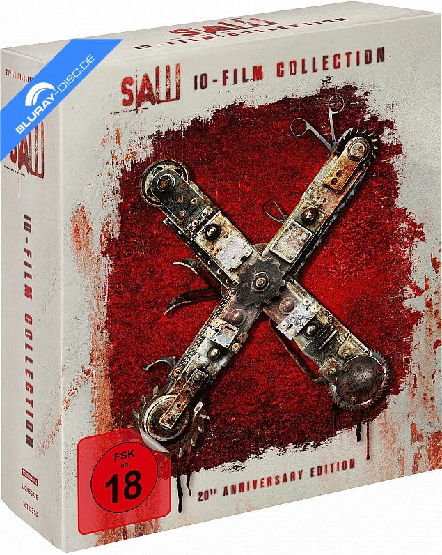 Saw · Teil I–X (Kollektion) · StudioCanal · 20th Anniversary Edition · Deutschland · CUT